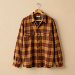 90s Heavyweight Plaid Flannel Shacket